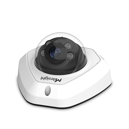 AI Vandal-proof Mini Dome Network Camera - MS-C5373-PD